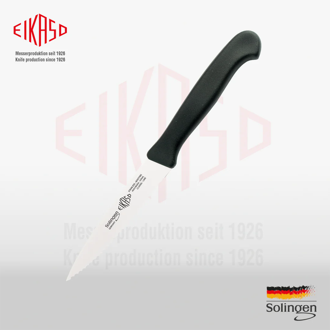 EIKASO SOLINGEN - LAZERLİ SEBZE BIÇAK 10 CM / 21 CM SİYAH