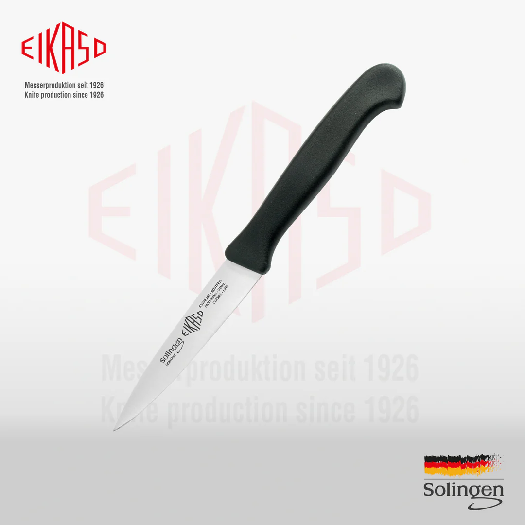 EIKASO SOLINGEN - SEBZE BIÇAK 10 CM / 21 CM SİYAH