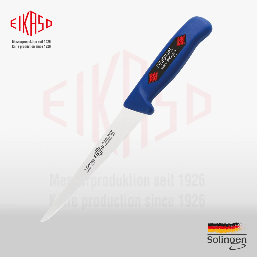 EIKASO SOLINGEN - FLEXIBLE MORİNA BALIK BIÇAK 18 CM / 30 CM MAVİ