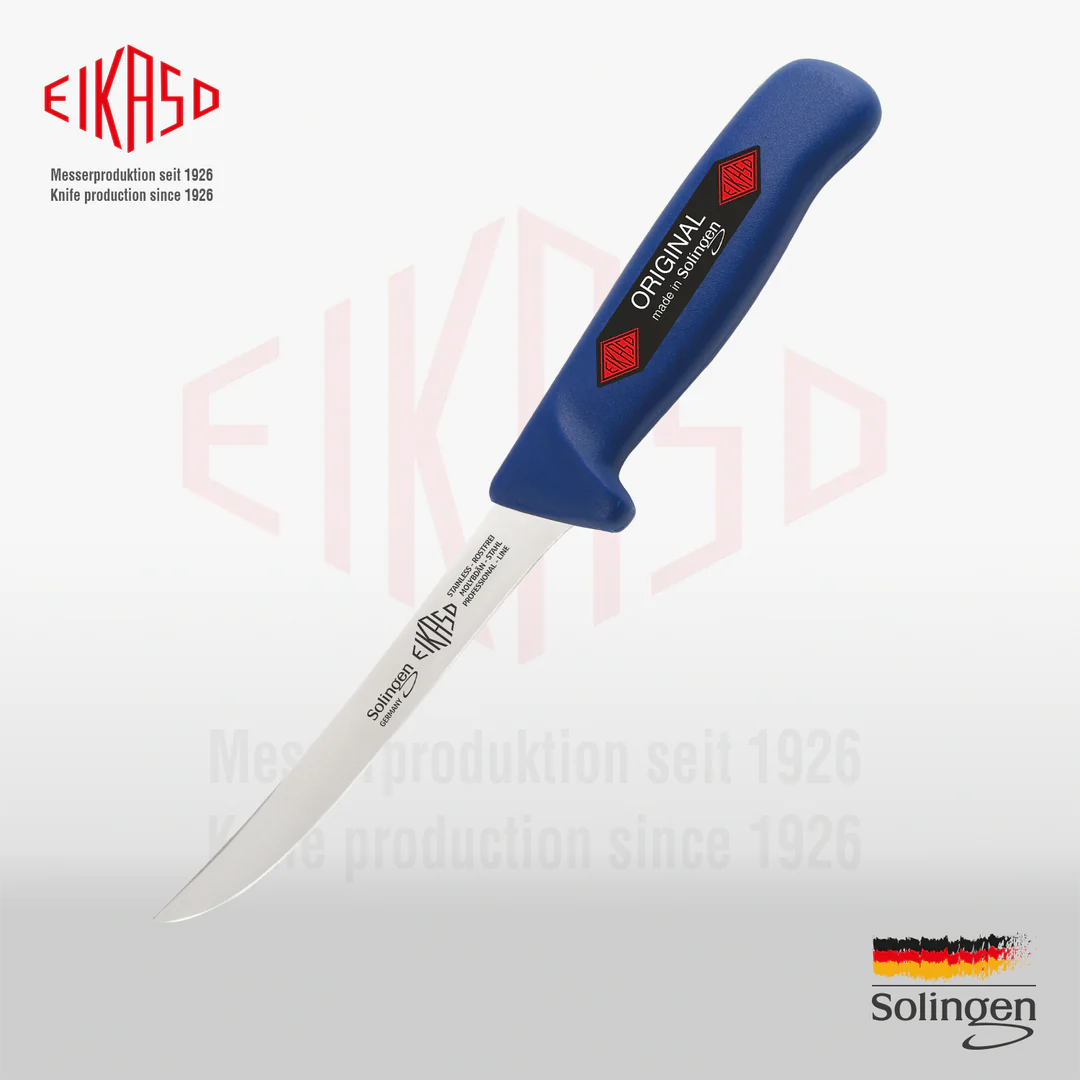 EIKASO SOLINGEN - FLEXIBLE BALIK BIÇAK 16 CM / 28 CM MAVİ