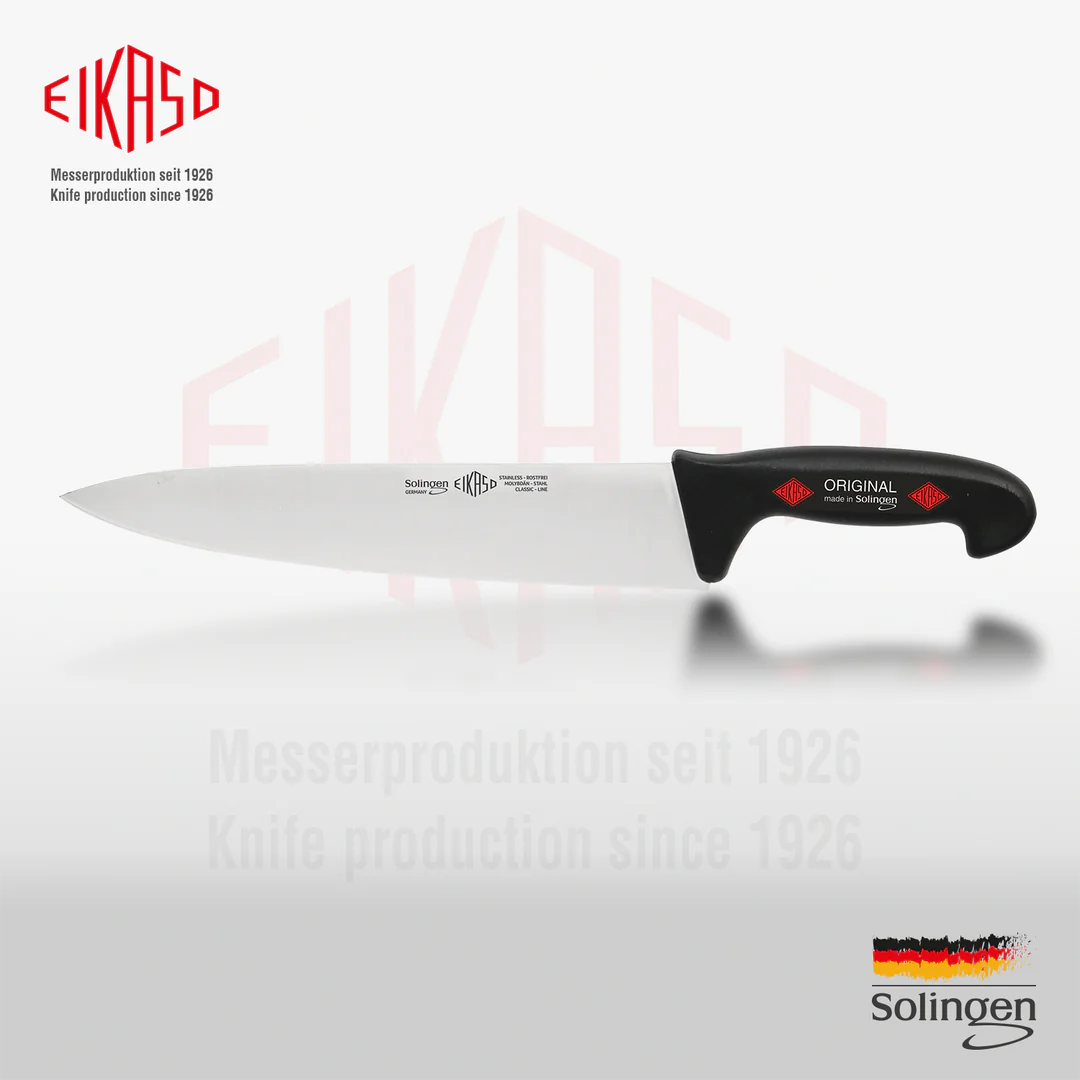 EIKASO SOLINGEN - ŞEF BIÇAK 21 CM / 35 CM SİYAH