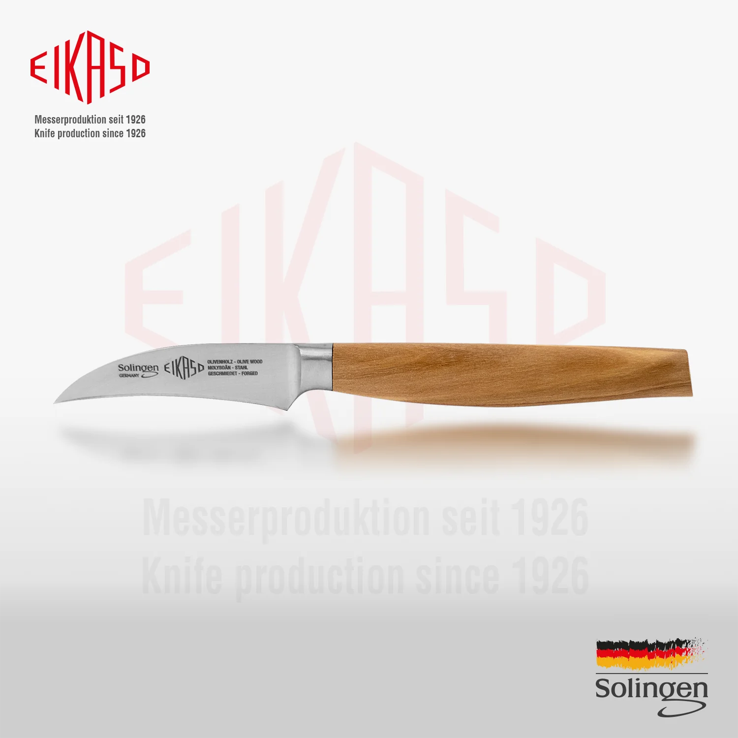 EIKASO SOLINGEN - SIYIRMA BIÇAK 19 CM G-LINE ZEYTİN AĞACI SAPLI