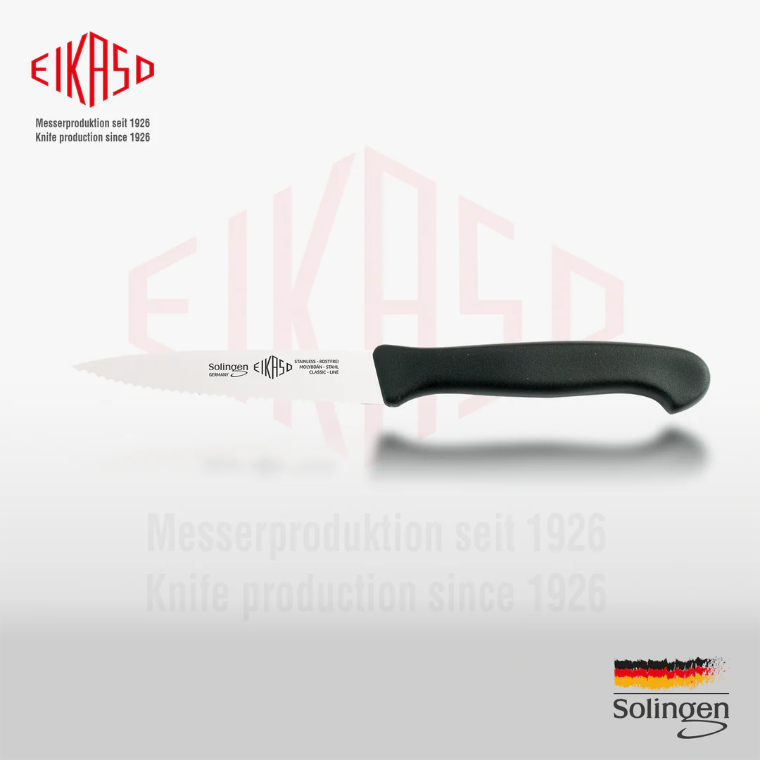 EIKASO SOLINGEN - LAZERLİ SEBZE BIÇAK 10 CM / 21 CM SİYAH